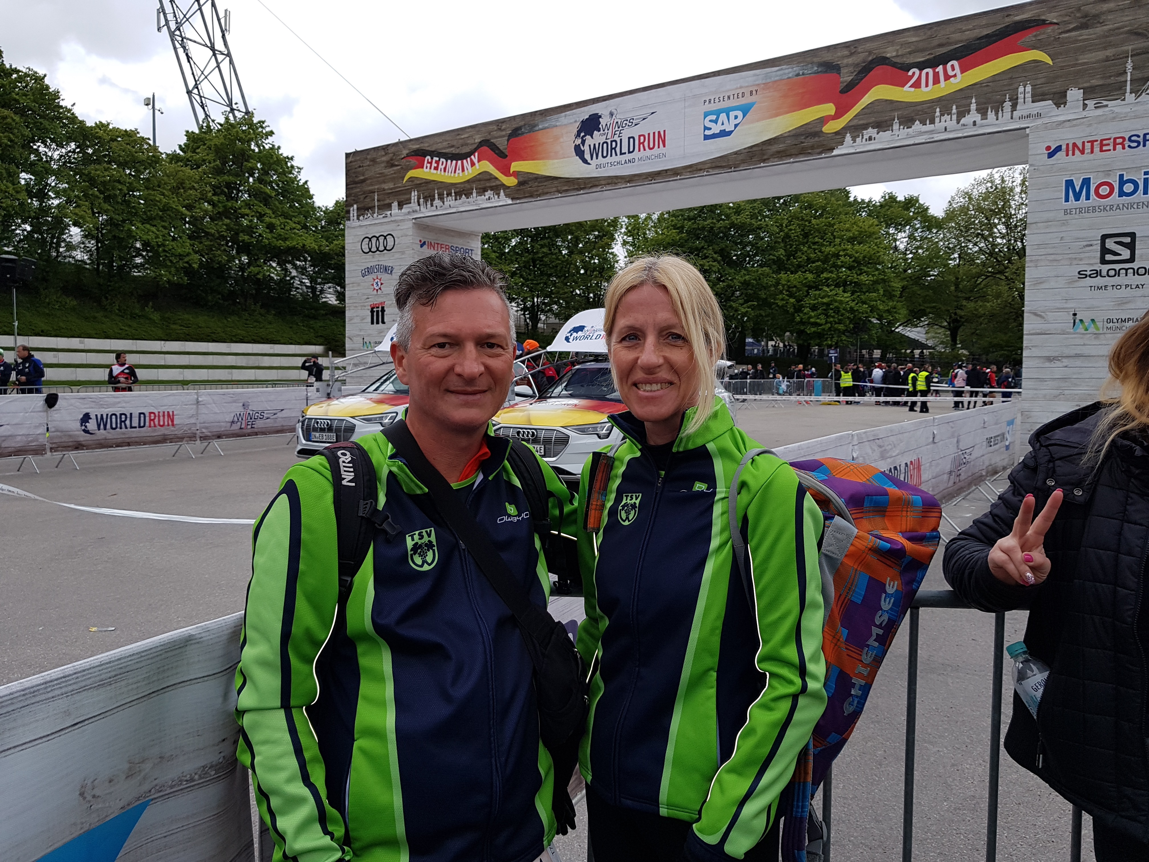  Karin und Frank Schneider haben für den TSV an einem Charity Run in München teilgenommen. 