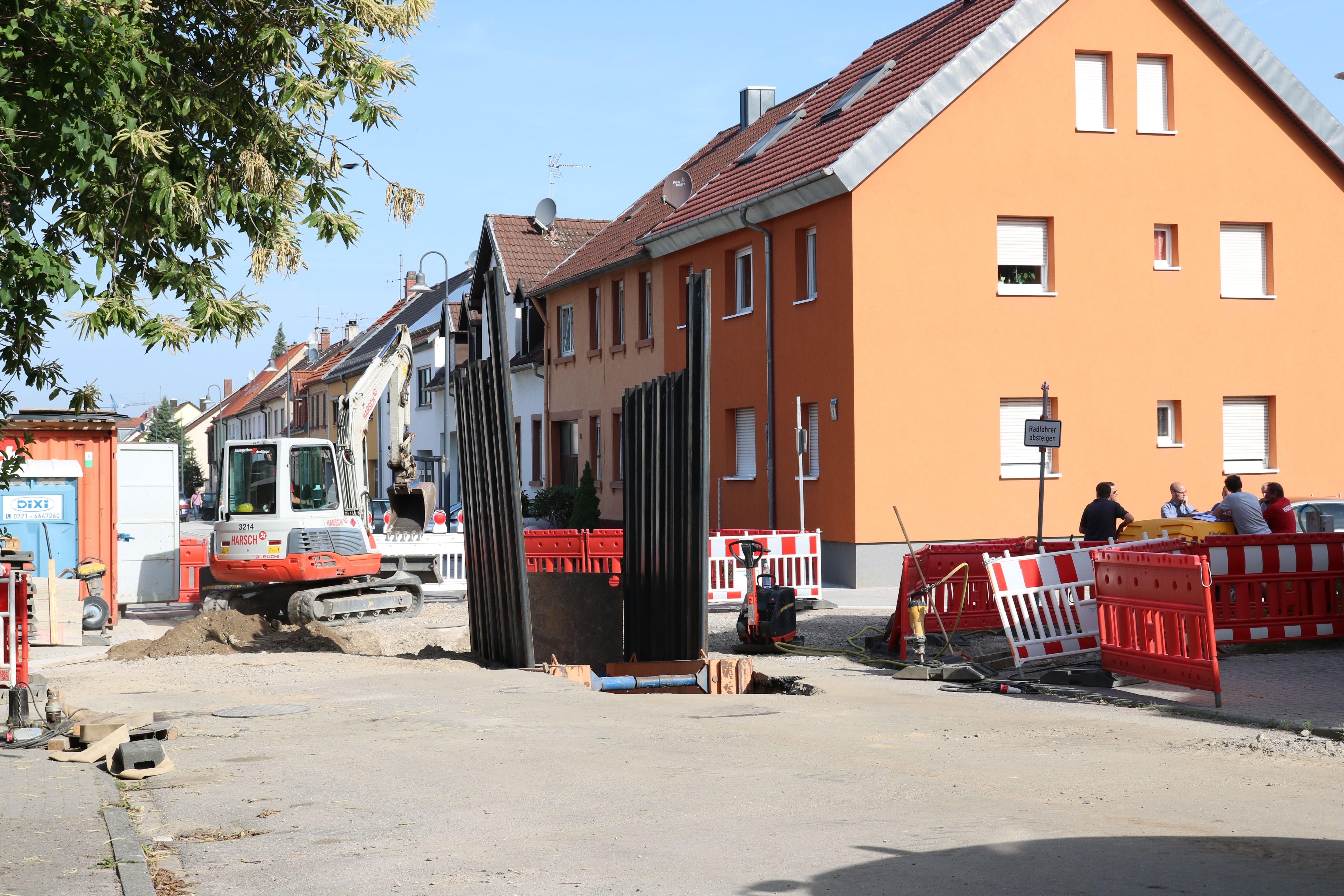  Bauarbeiten Kreuzung Breitwiesenweg 