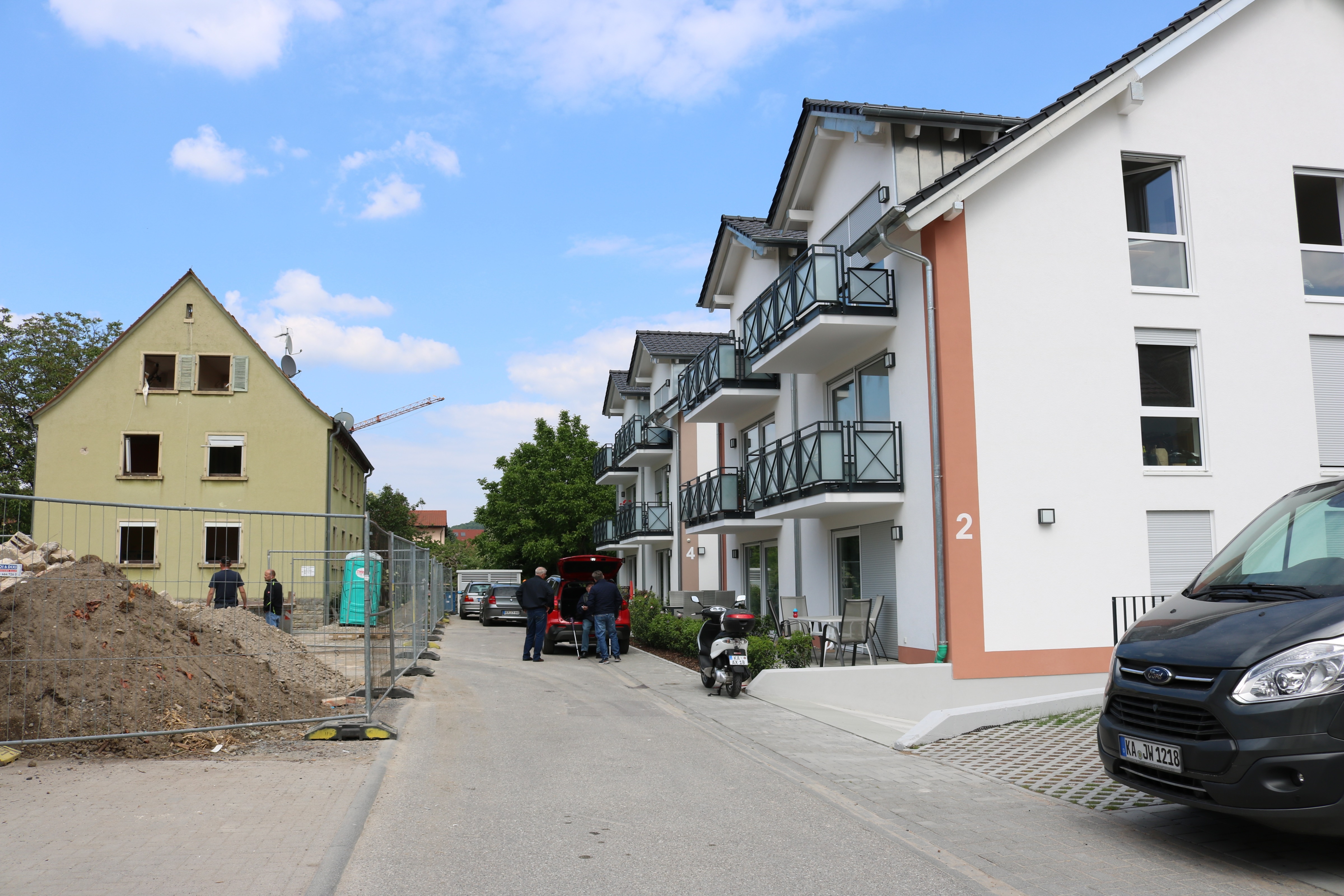  Neubauten in der Mülbergerstraße 