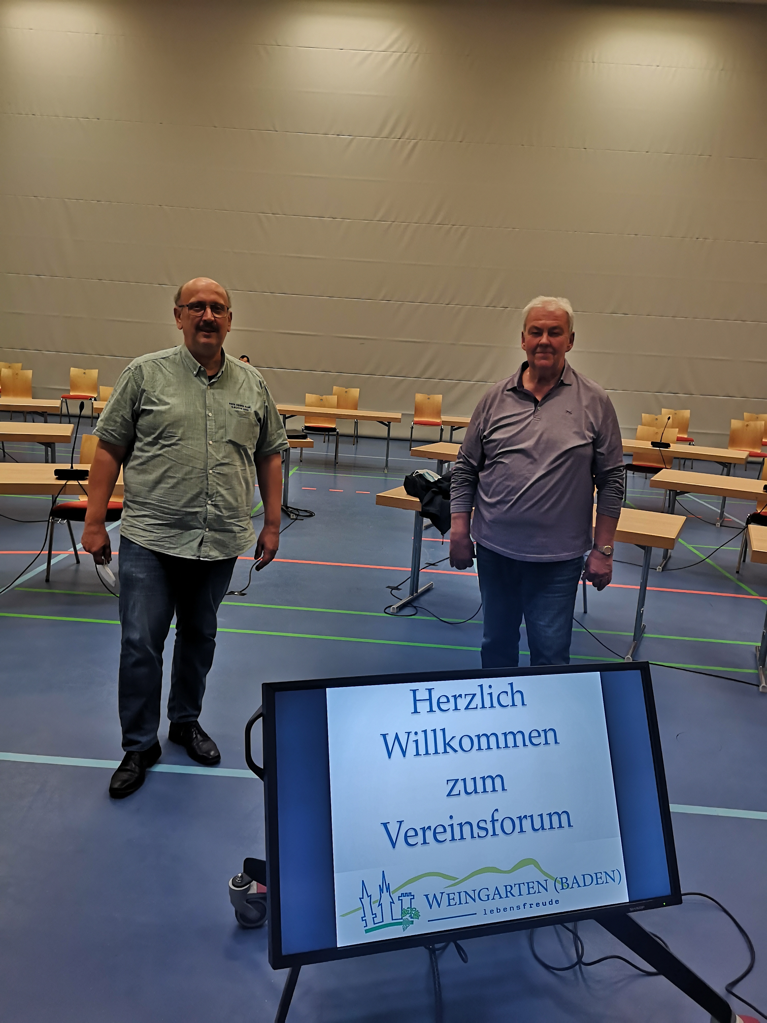  Karlernst Hamsen und Gerhardt Lampert sind weiterhin Vereinssprecher in Weingarten. 