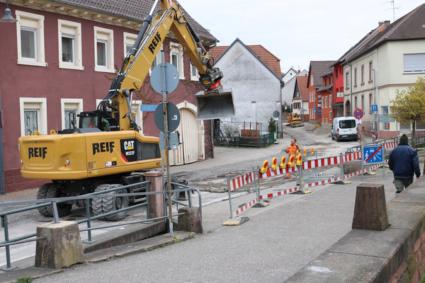 Der dritte Bauabschnitt der Jöhlinger Straße hat begonnen
