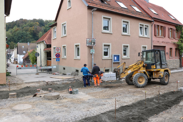 Sachstand Jöhlinger Straße - Bauabschnitt 1 vor Fertigstellung